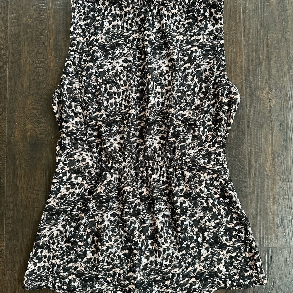 Black and White Patterned Top